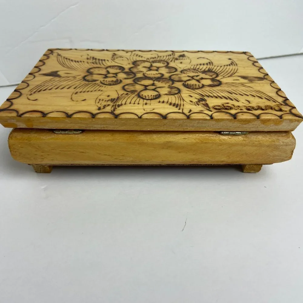Vintage wooden jewelry